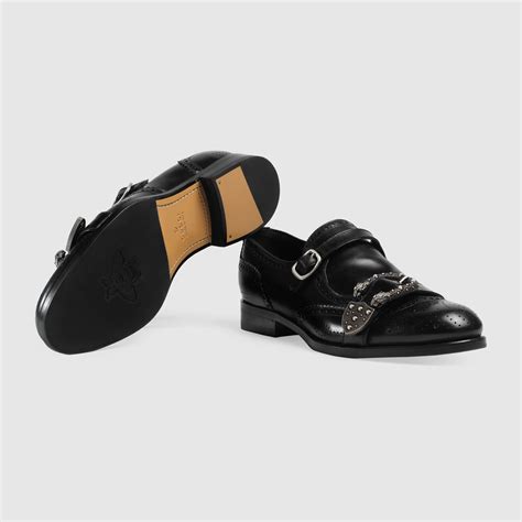 similar shoes to gucci queercore brogue monk shoe|Gucci Queercore Brogue Leather Monk Shoes In Black .